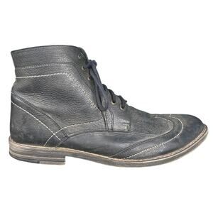 Roan By Bed Stu Men’s Outlaw Grey Leather Wingtip Chukka Boot Size US 12